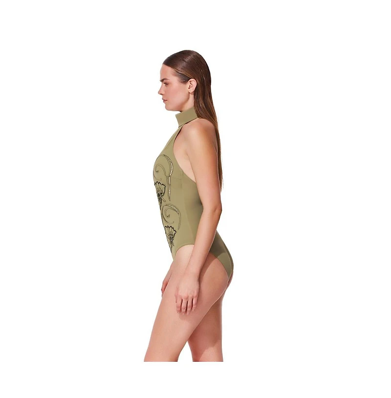 Gottex Women's Hokkaido Mock Neck One Piece