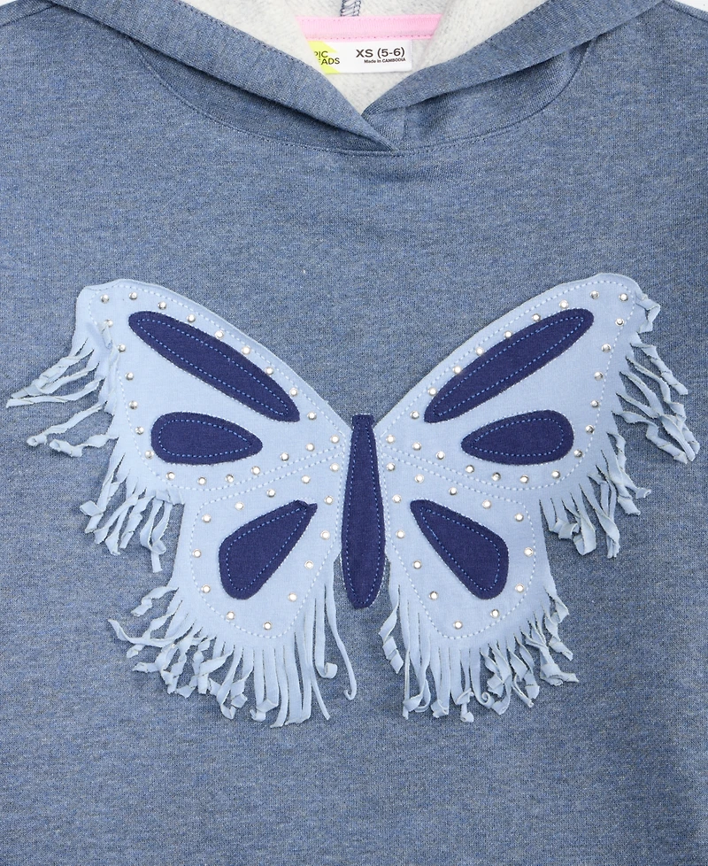 Epic Threads Girls 5-20 Long-Sleeve Hooded Butterfly Sweatshirt, Macy's Exclusive