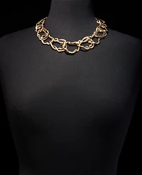 Style & Co Sculptural Link Statement Necklace, 18" + 3" extender, Macy's Exclusive
