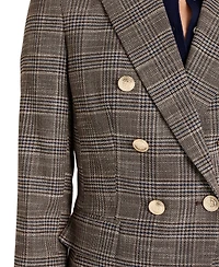 Tahari Asl Petite Plaid Blazer Jacket