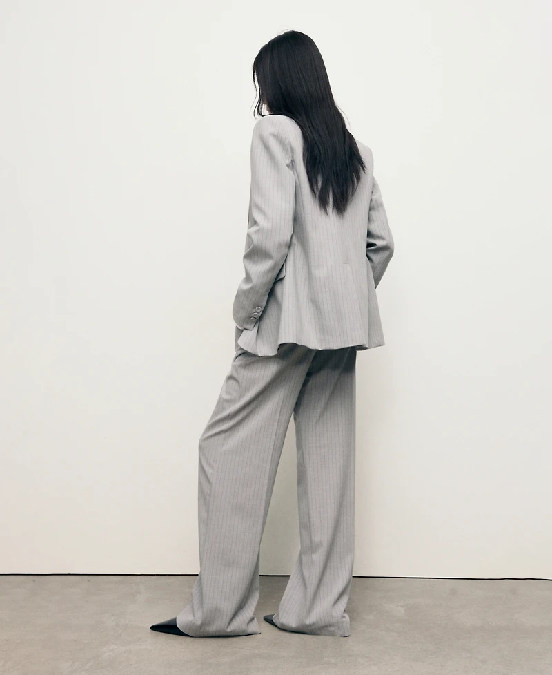 Mango Women's Pinstripe Suit Pants
