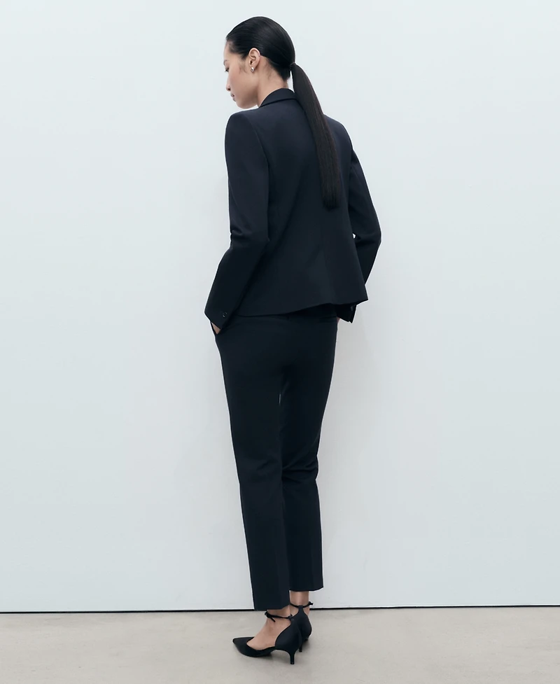 Mango Women's Fitted Suit Jacket