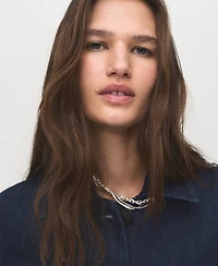 Mango Women's Pockets Denim Jacket
