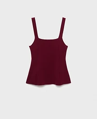 Mango Women's A-Line Knitted Top
