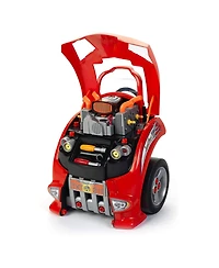 Theo Klein Interactive Toy Car and Engine Service Maintenance Station Play Set