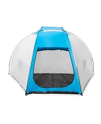Tahoe Gear Cruz Bay Summer Sun Shelter and Beach Shade Tent Canopy, Blue & White