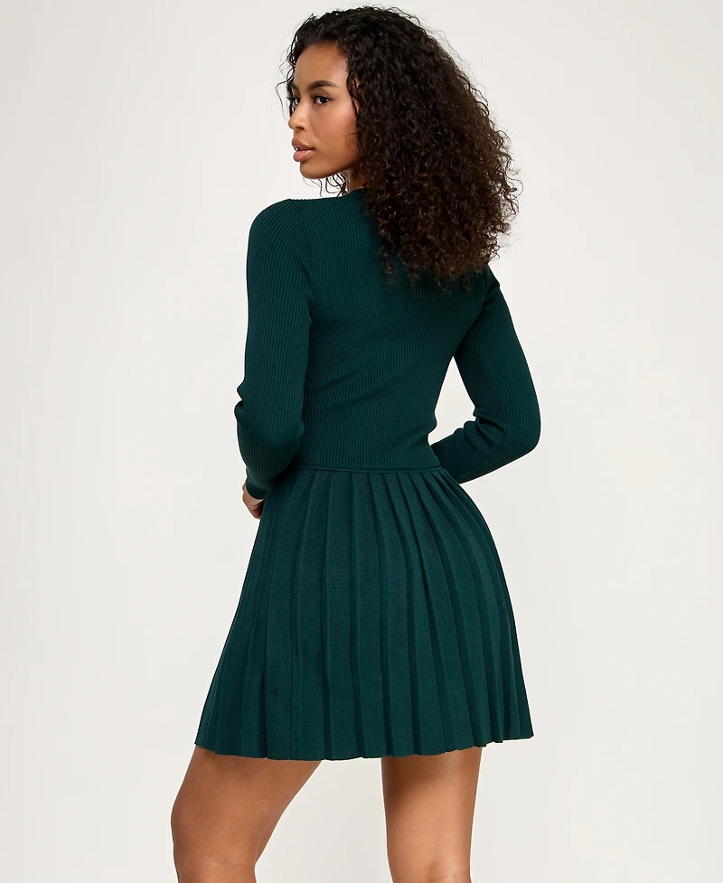 Bcx Women's Long Sleeve Sweater Dress