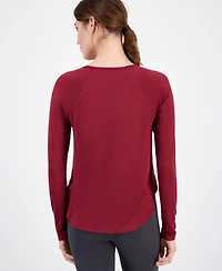 Id Ideology Women's Essentials 2-Pack Long-Sleeve T-Shirt, Created for Macy's