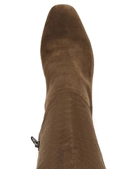 Madden Girl Wisee Wide-Calf Block-Heel Knee-High Dress Boots