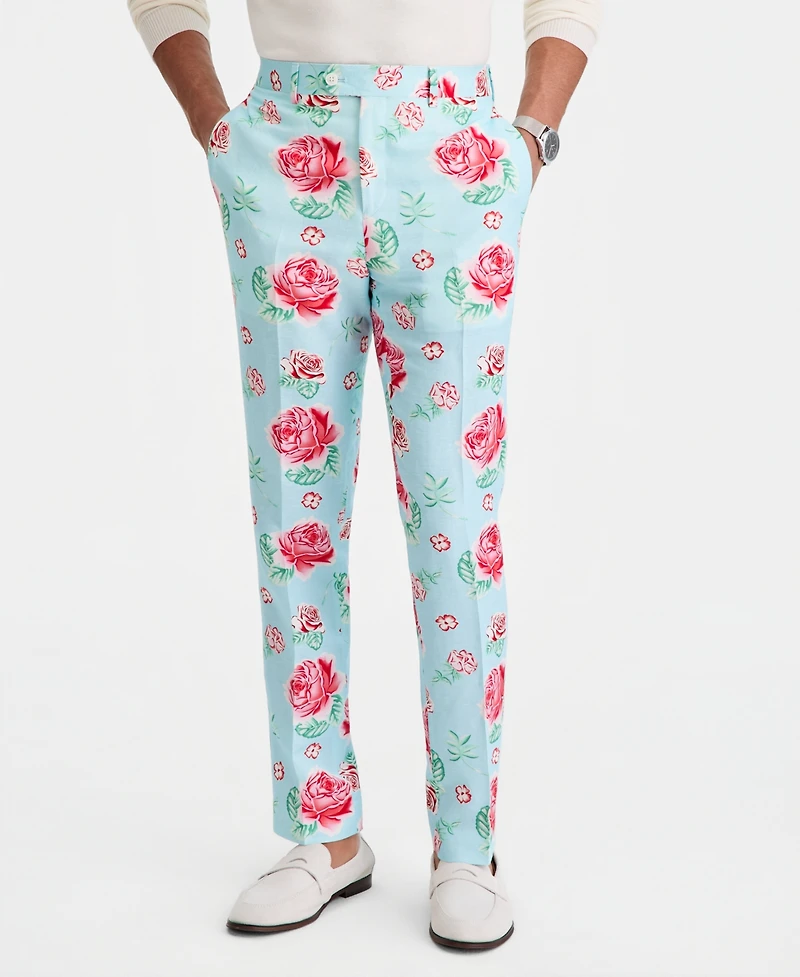 Talllia Men's Slim Fit Dress Pants