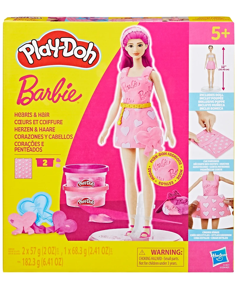 Play-Doh Barbie Hearts and Hair Set