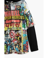 Desigual Boys Boys's Marvel T-shirt with layering effect