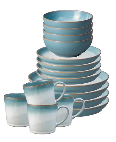 Denby Azure Haze 16 Pc. Dinnerware Set, Service for 4