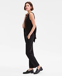 Liverpool Los Angeles Women's Gemma Plaid Jacquard Knit Pants