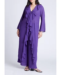 Eloquii Women's Plus Dramatic Ruffle Duster