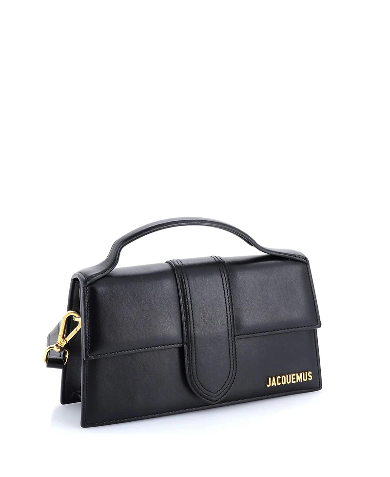 Pre-Owned Jacquemus Le Grand Bambino Flap Bag Leather
