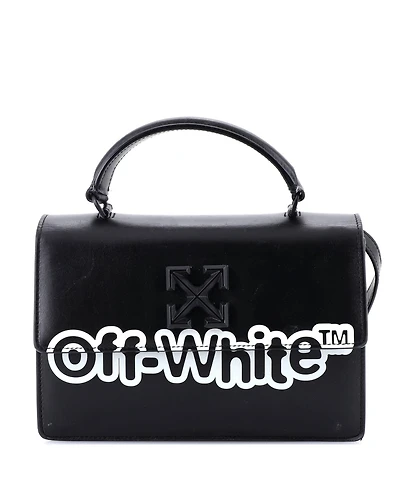Pre-Owned Off White Jitney 1.4 Bag Printed Leather