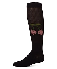 Memoi Girls' Chenille Abc Knee-High Socks