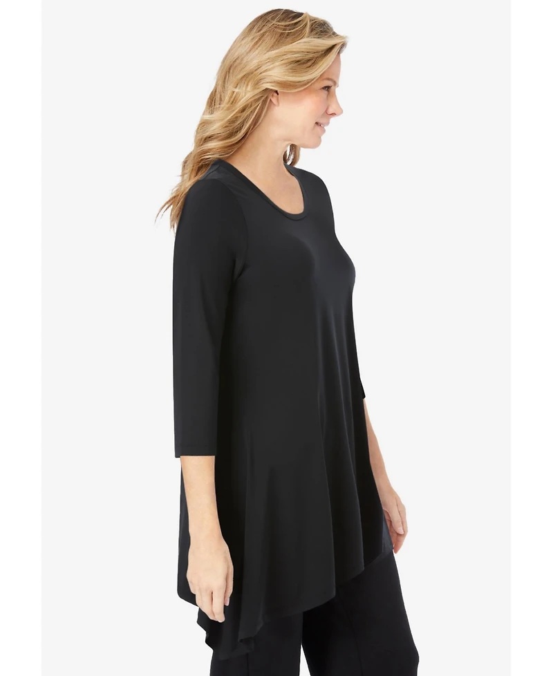 Woman Within Plus Swing Hem Tunic