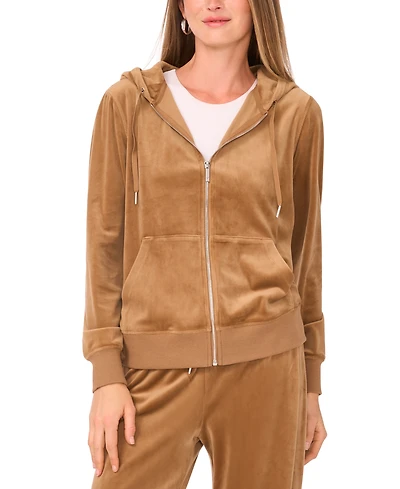 Vince Camuto Women's Zip Front Hoodie Jacket