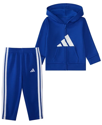 adidas Baby Boys 2-Piece Hoodie and Joggers Set