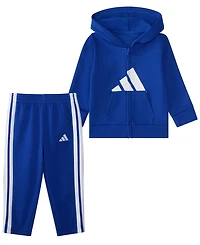 adidas Baby Boys 2-Piece Hoodie and Joggers Set