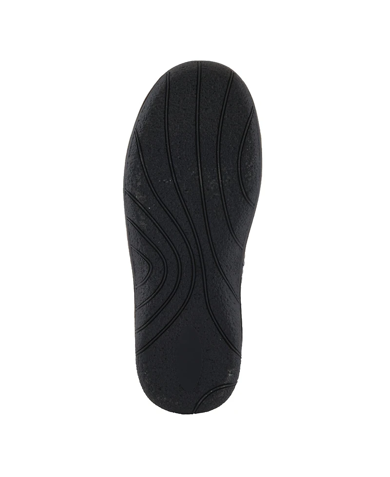 L'Artiste Women's Chesapeake Hand-Painted Leather Booties with Ruched Front, Inside Zipper, Floral Details, and Flexible Sole – Comfortable Boho-Inspi