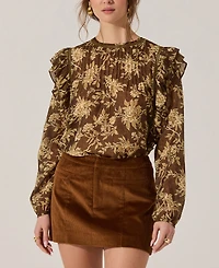 Astr the Label Women's A-line Mini Skirt