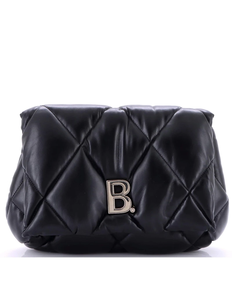 Pre-Owned Balenciaga Medium Touch Clutch Quilted Puffy Leather