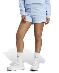 adidas Women's Essentials Small Logo Fleece Shorts