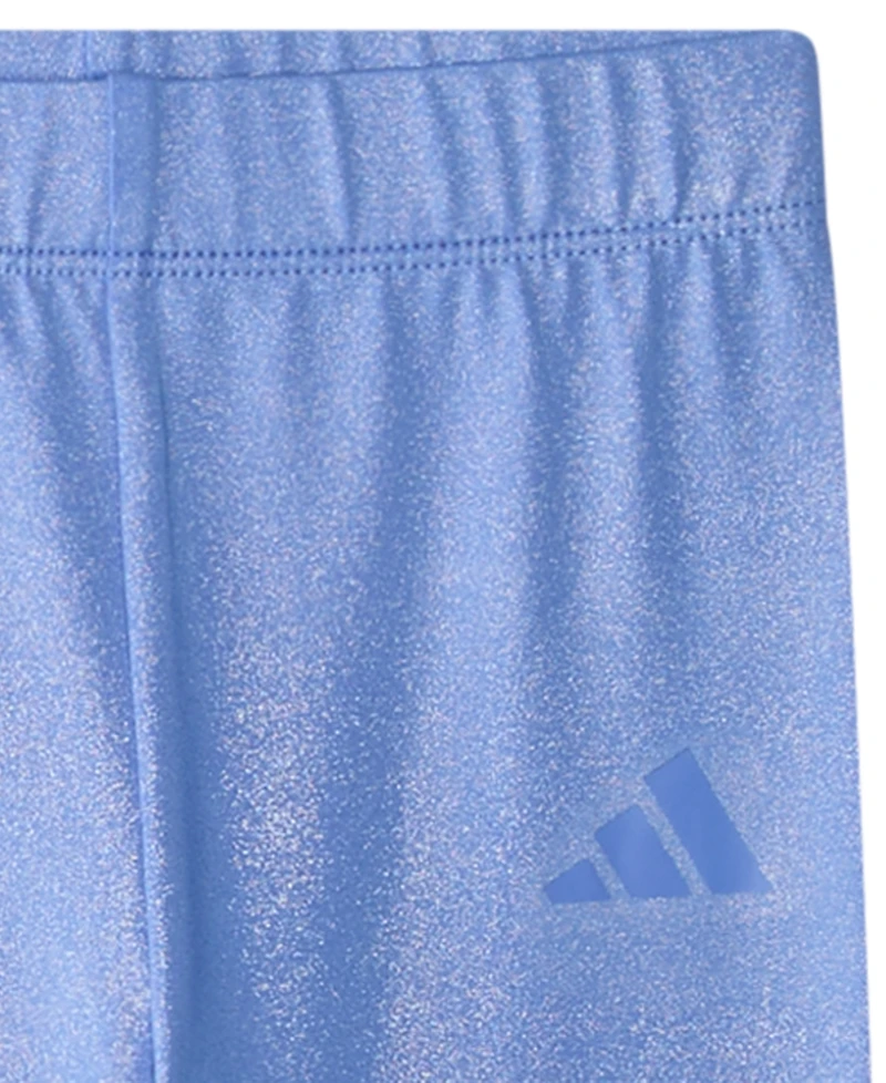 adidas Baby Girls 2-Piece Crew Neck Top and Elastic Waistband Pants Set