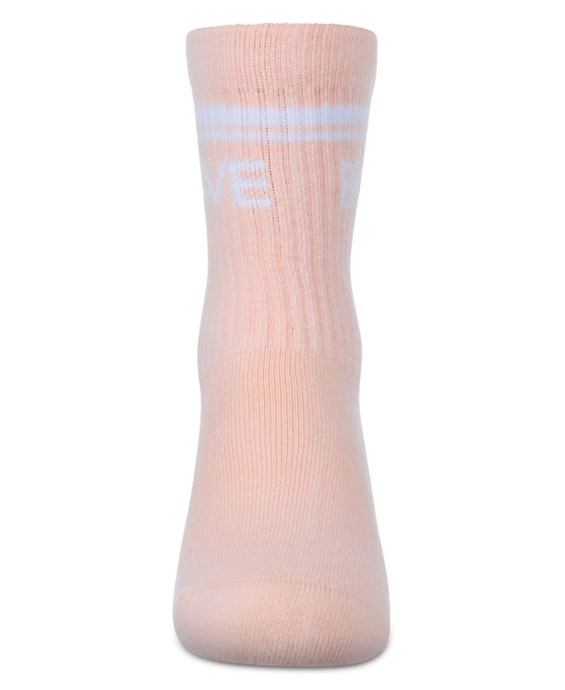 Memoi Little Girls Inspo Athletic Crew Socks