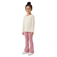 Mightly Kids Fair Trade Organic Cotton Long Sleeve Ribbed Scoop Neck Tee