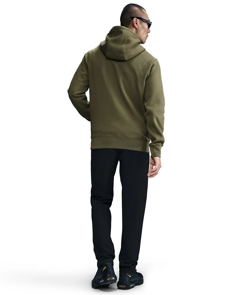 Nike Club Men's Pullover Fleece Logo Hoodie