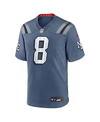 Nike Men's Stefon Diggs Blue New England Patriots Nfl Rivalry Game Jersey