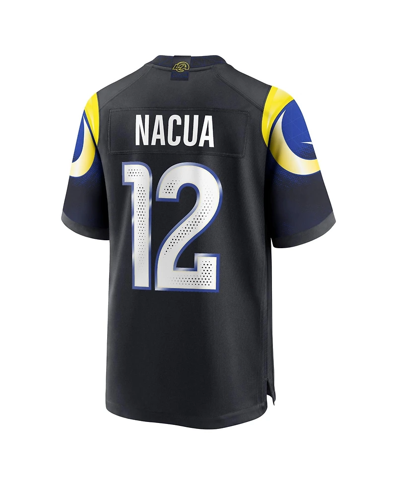Nike Men's Puka Nacua Navy Los Angeles Rams Nfl Rivalry Game Jersey