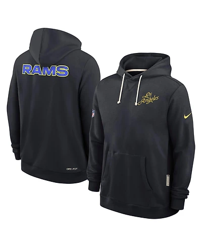 Nike Men's Dark Blue Los Angeles Rams 2025 Nfl Rivalries Sideline Dri-Fit Hoodie