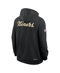 Nike Men's Black San Francisco 49ers 2025 Nfl Rivalries Sideline Dri-Fit Hoodie