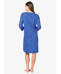 Avenue Women's Body Three-Quarter Sleeve Sleepshirt