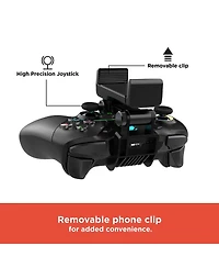 RadioShack Wireless Portable Gamepad With Lights for Any Gaming Device with Adapter Ergonomic Design and 360 Rotation With Removable Phone Clip 260606