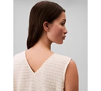 Calvin Klein Women's Crochet Mini Shift Dress