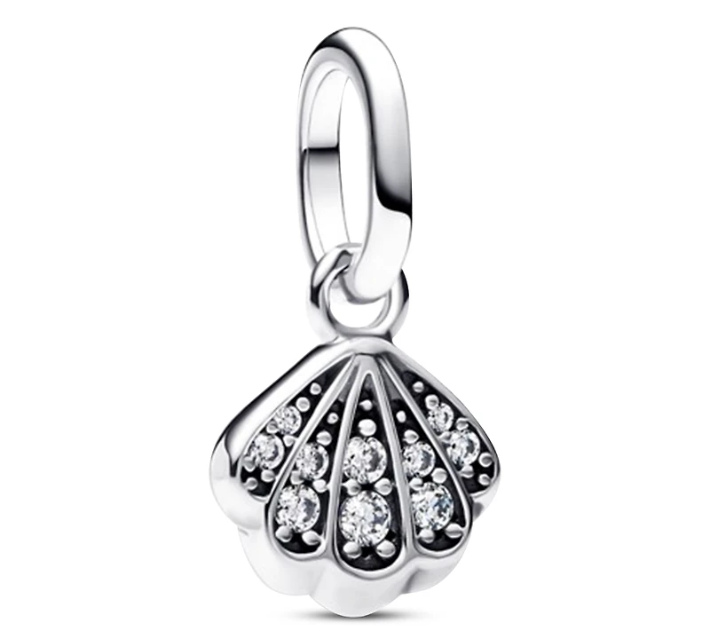 Pandora Sparkling Shell Mini Dangle Charms
