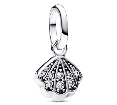 Pandora Sparkling Shell Mini Dangle Charms