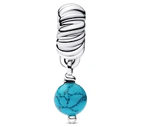 Pandora Turquoise Dangle Charms