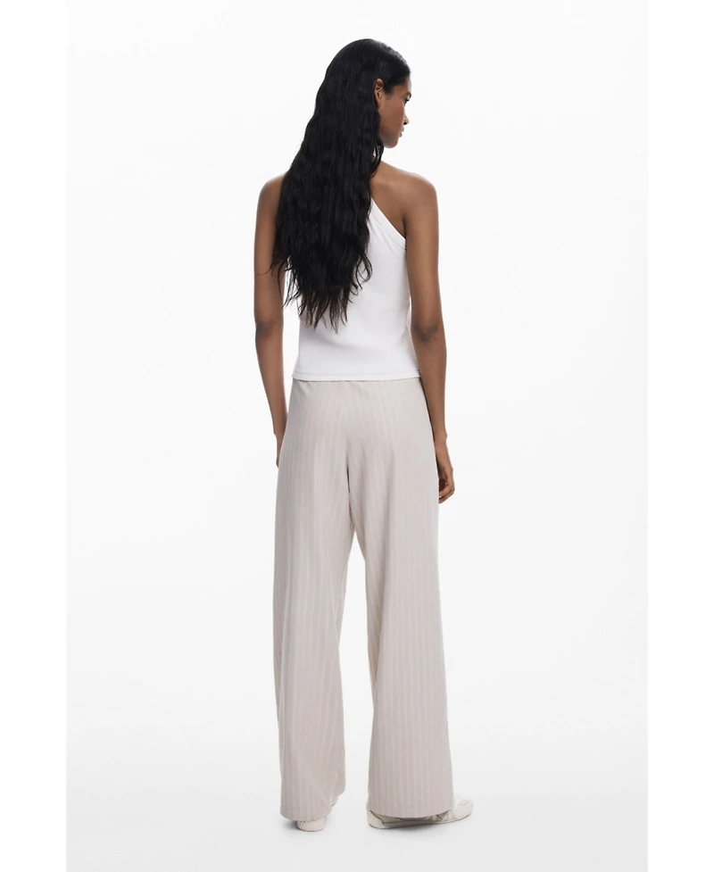 Desigual Women's Pleated trousers with waistband