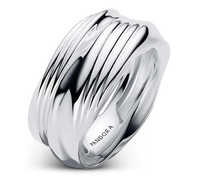 Pandora Twisted Double Ring