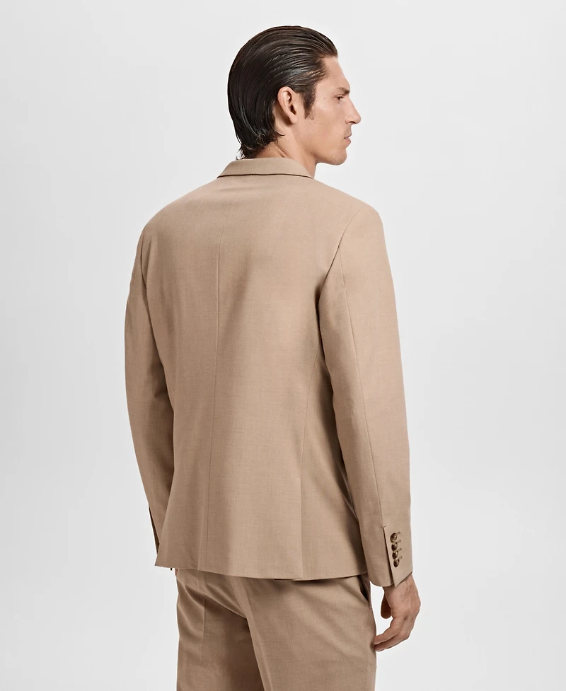 Mango Men's Stretch Fabric Super Slim-Fit Suit Jacket