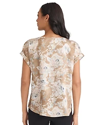 Jones New York Women's Button Detail Top