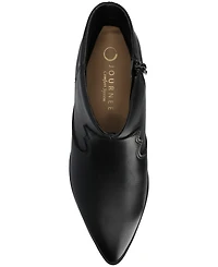 Journee Collection Women's Taliah Cuban Heel Comfort Ankle Booties