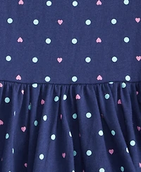 Epic Threads Girls Toddler 2T-4T Long-Sleeve Dot-Print Dress